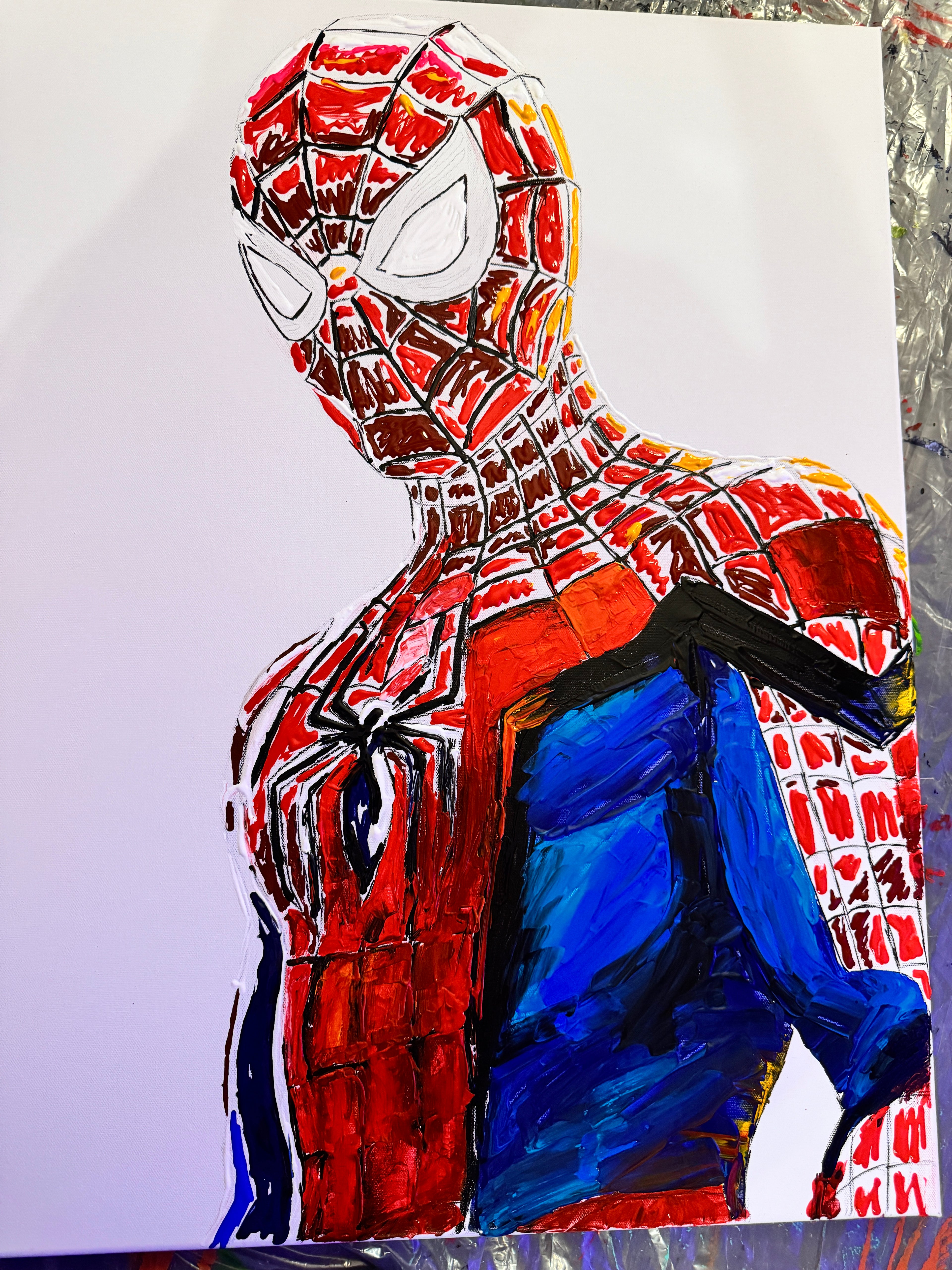 Spidey Senses 18x24" Original