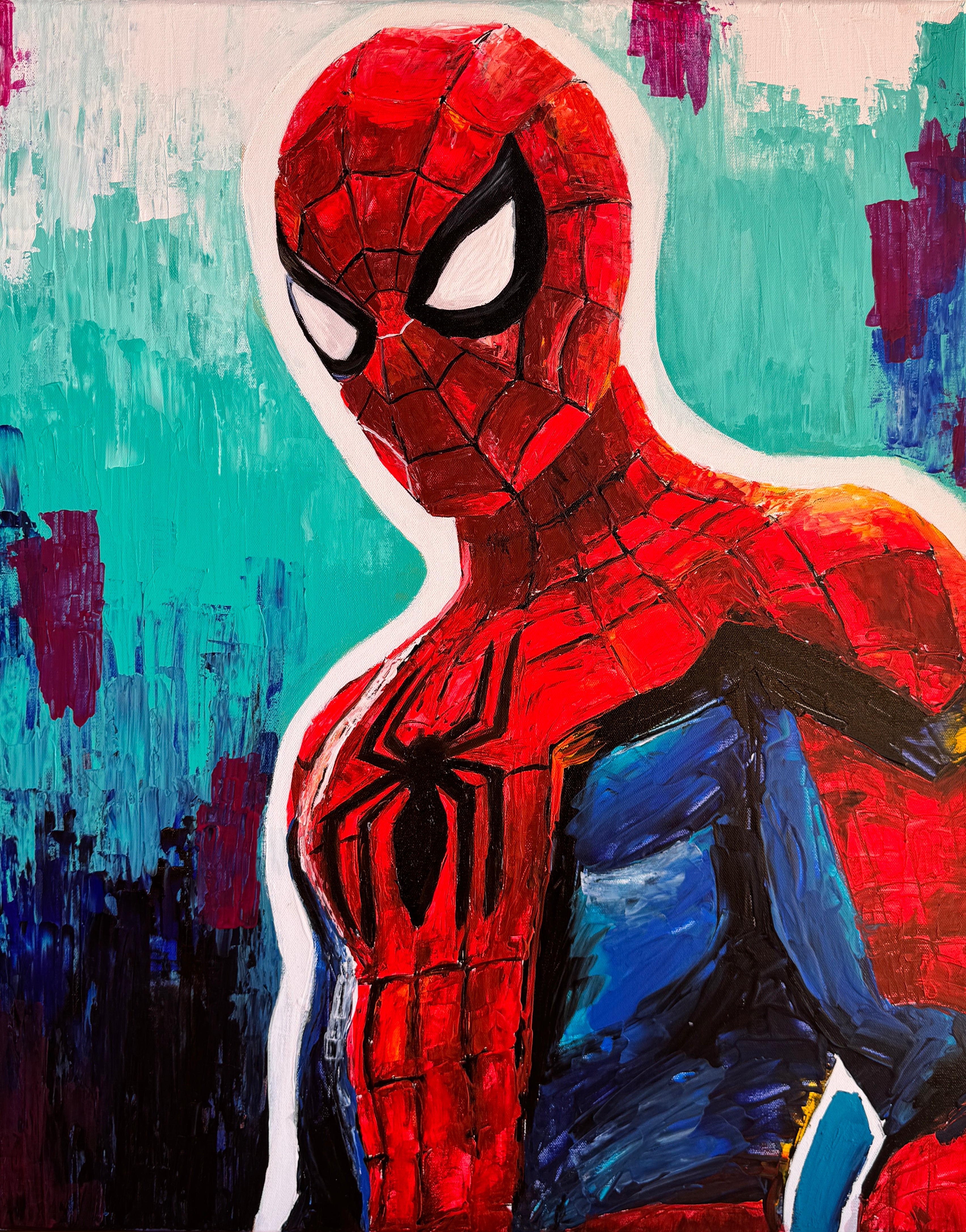 Spidey Senses 18x24" Original